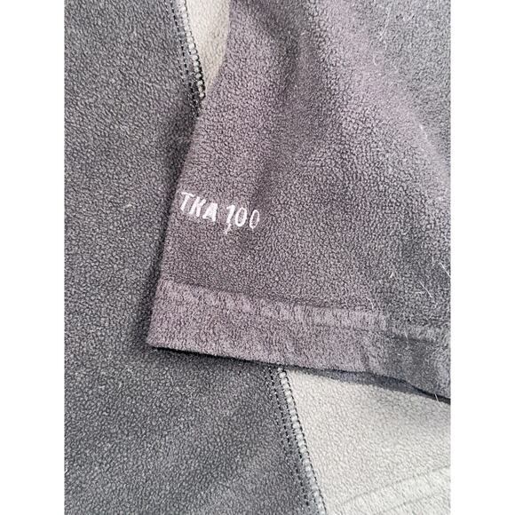 The‎ North Face Jacket Women's Large Black TKA 100 Light Fleece 1/4 Zip Outdoors - Picture 6 of 9